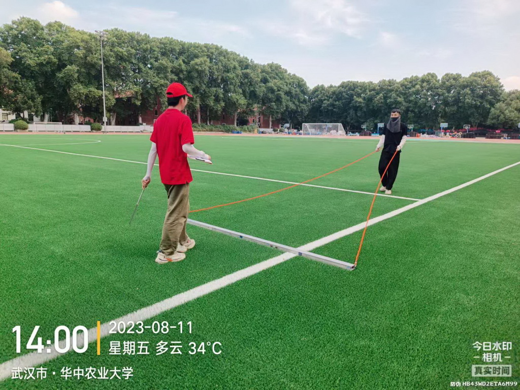 华中农业大学西运动场维修改造项目顺利验收 华中农业大学西运动场维修改造项目顺利验收